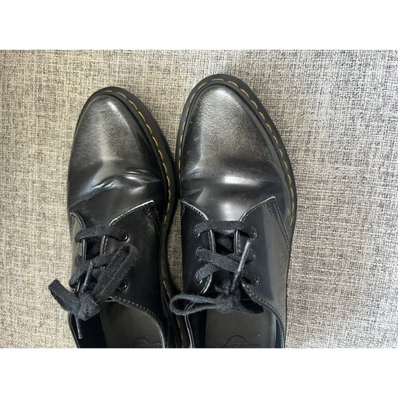 Dr Doc Martens Dupree 3 Eye Silver Arcadia Rub Off Sz 7 US Rockabilly Punk - Picture 3 of 13